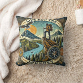 「Live for the Journey」装飾用クッション クッション (ブランケット)