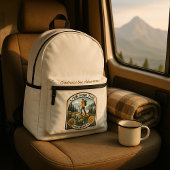 "Live for the Journey" Adventure Backpack プリントバックパック