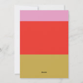 Live for Todayホリデーフォトカード シーズンカード (裏面)