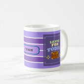 Live for Today – Dynamic Lines Mug コーヒーマグカップ (正面右)