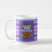 Live for Today – Dynamic Lines Mug コーヒーマグカップ (左)