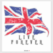 Live Forever XLステッカー シール (シート)