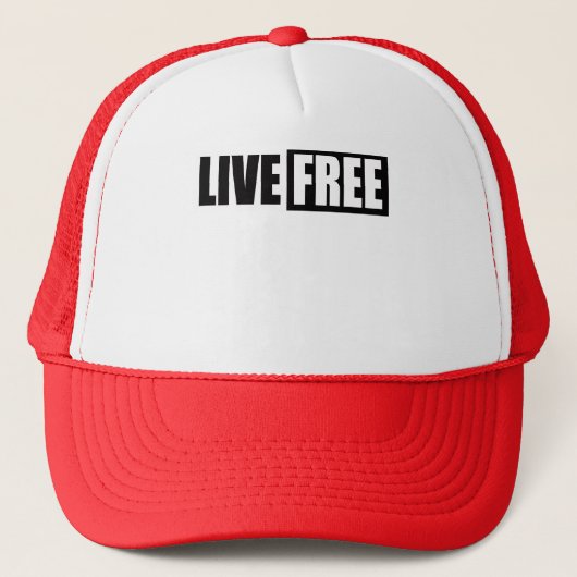 LIVE FREE キャップ (正面)