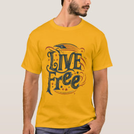 LIVE FREE (クラシックTシャツ) Tシャツ