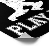 Live Free Play Hard Funny Cricket Lover Player Gra ポスター (角)