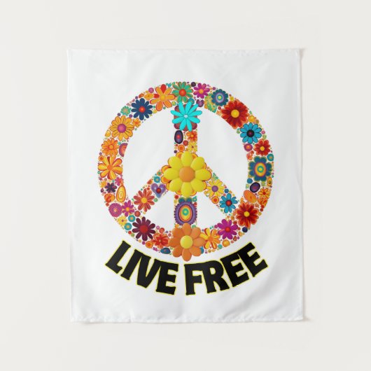 Live Free.w タペストリー (正面)