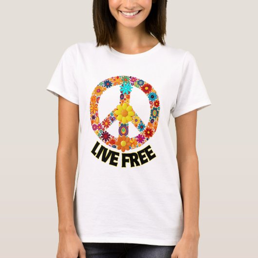 Live Free.w Tシャツ (正面)