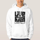 Live fully パーカ (正面)