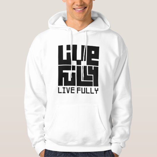 Live fully パーカ (正面)