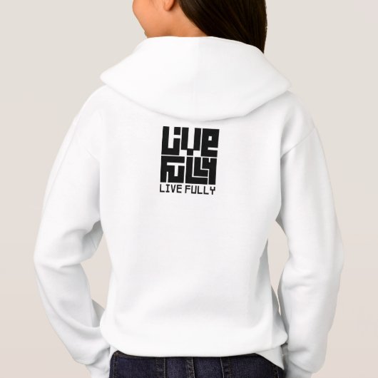 Live fully sudadera (裏面)