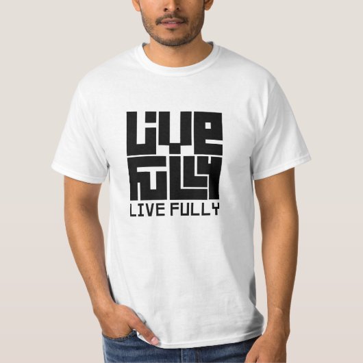 Live fully tシャツ (正面)
