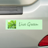 「Live Green」ステッカー バンパーステッカー (車上)