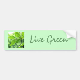 「Live Green」ステッカー バンパーステッカー