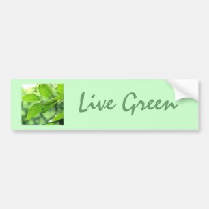 「Live Green」ステッカー バンパーステッカー