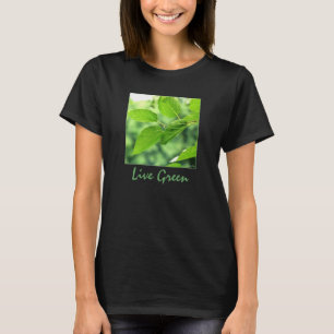 「Live Green」レディースTシャツ Tシャツ