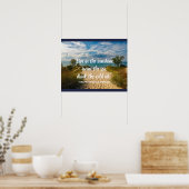 Live in Sunshine引用文 ポスター (キッチン)