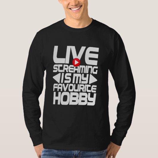 Live Irl Streaming Streamer Creatorブロガー1 Tシャツ (正面)
