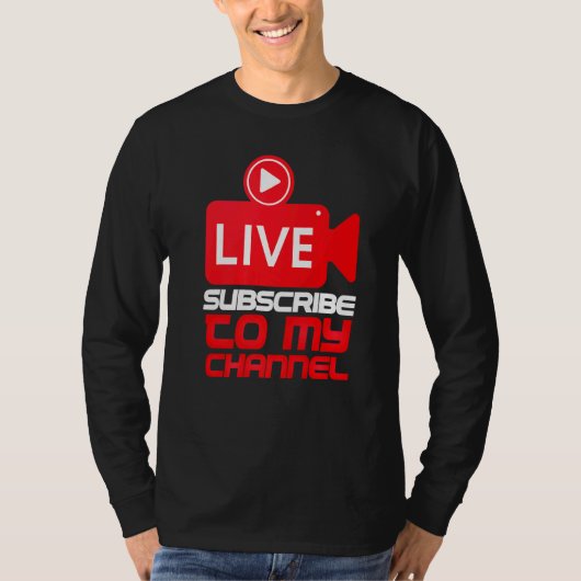 Live Irl Streaming Streamer Creatorブロガー Tシャツ (正面)