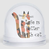 Live Is Better With Cat – Cute Cat Lover Gift  (正面)