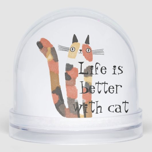 Live Is Better With Cat – Cute Cat Lover Gift  (正面)