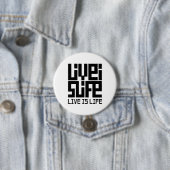Live is life 缶バッジ (インサイチュ)