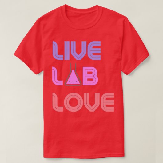 LIVE LAB Love 1 Tシャツ (デザイン正面)