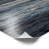 "Live Large"ビーチサンセットフォトプリント(14" x 11") フォトプリント (角)