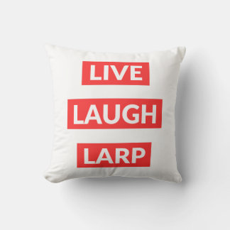 Live Laugh Larp クッション