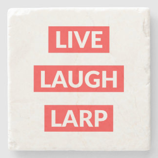 Live Laugh Larp ストーンコースター