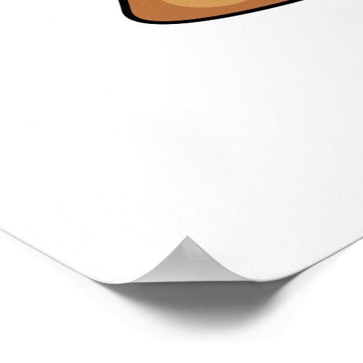 Live Laugh Lava Funny Volcano Pun ポスター (角)