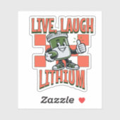 Live, Laugh, Lithium シール (シート)