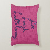 Live Laugh Lobotomy Accent Throw Pillow アクセントクッション (正面(垂直))