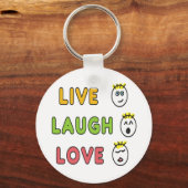 Live Laugh Love キーホルダー (裏面)