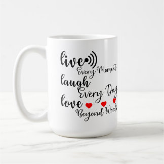 LIVE LAUGH LOVE  コーヒーマグカップ