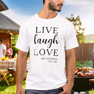 Live Laugh Love 名前 結成記念 Tシャツ