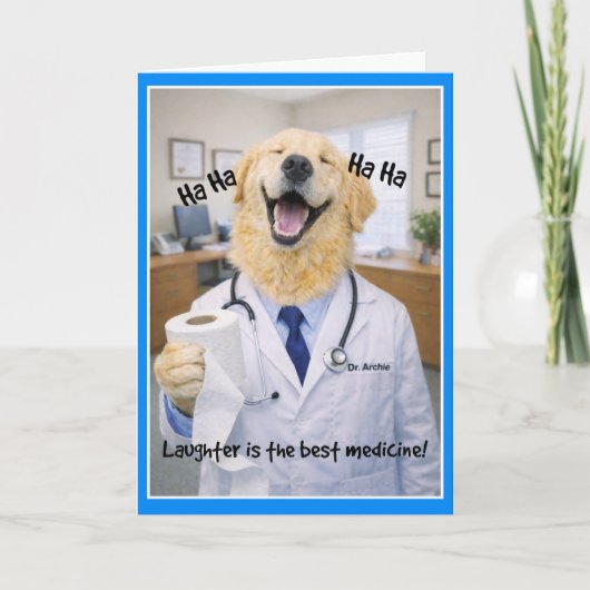 Live, Laugh Love& Poop Get Well Card  TPA-2 カード (正面)