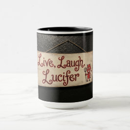 Live, Laugh, Lucifer マグカップ