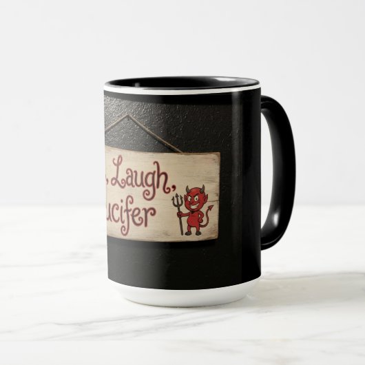 Live, Laugh, Lucifer マグカップ (正面右)