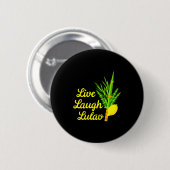Live Laugh Lulav Etrog Happy Sukkot Jewish Sukkah  缶バッジ (正面&裏面)