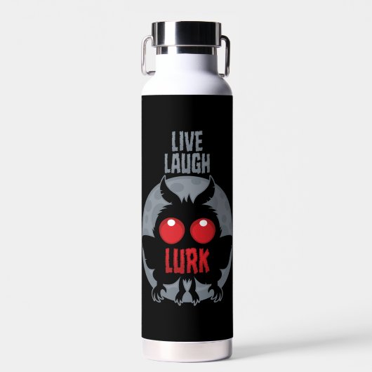 Live Laugh Lurk モスマン 未確認生物 ウォーターボトル (正面)