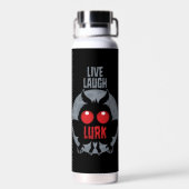 Live Laugh Lurk モスマン 未確認生物 ウォーターボトル (背面)