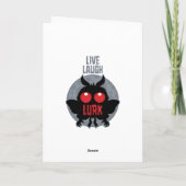 Live Laugh Lurk モスマン 未確認生物 カード (裏面)