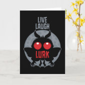 Live Laugh Lurk モスマン 未確認生物 カード (黄色い花)