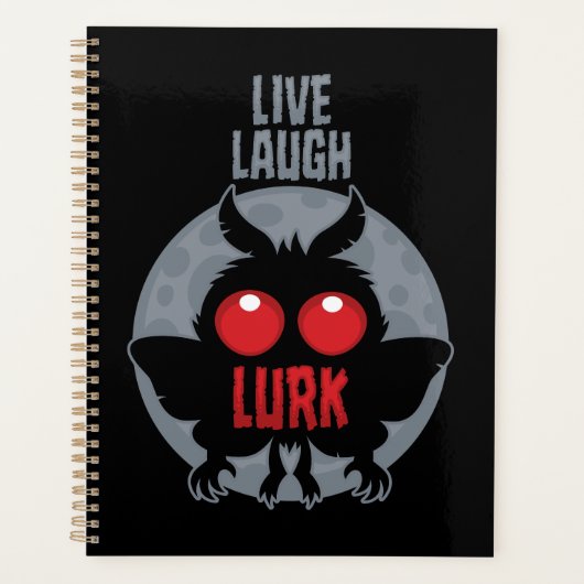 Live Laugh Lurk モスマン 未確認生物 プランナー手帳 (正面)