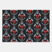 Live Laugh Lurk Mothman Cryptid ラッピングペーパーシート (正面3)