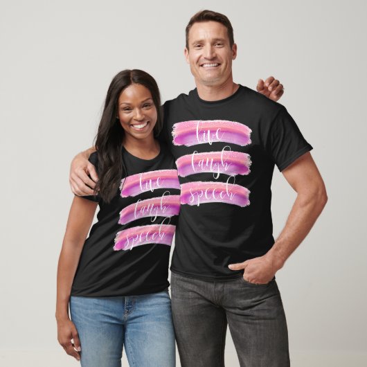 Live Laugh Speech Language Therapy Pathologist Gif Tシャツ (ユニセックス)