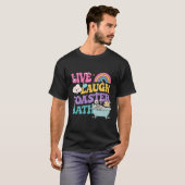 Live Laugh Toaster Th Funny Skeleton Meme Dark Hum Tシャツ (正面フル)