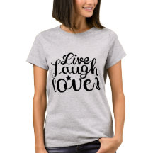 Live Laughai Love» Tシャツ – ポジティブさを広める
