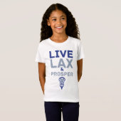 Live Lax & ProsperラクロスTシャツ Tシャツ (正面フル)