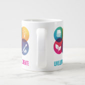 Live.Learn.Create ジャンボマグカップ ジャンボコーヒーマグカップ (裏面)